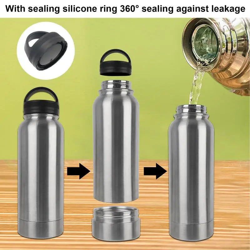Stainless Steel Secret Hidding Safe Water Bottle Diversion Money Box Secret Stash Cups Insulated Tumbler For Hot And Cold Drink