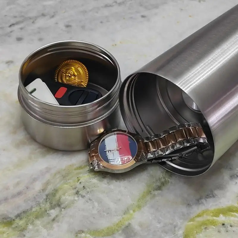 Stainless Steel Secret Hidding Safe Water Bottle Diversion Money Box Secret Stash Cups Insulated Tumbler For Hot And Cold Drink